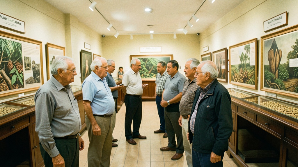 Adultos mayores de Playas visitaron el Museo del Cacao en Guayaquil