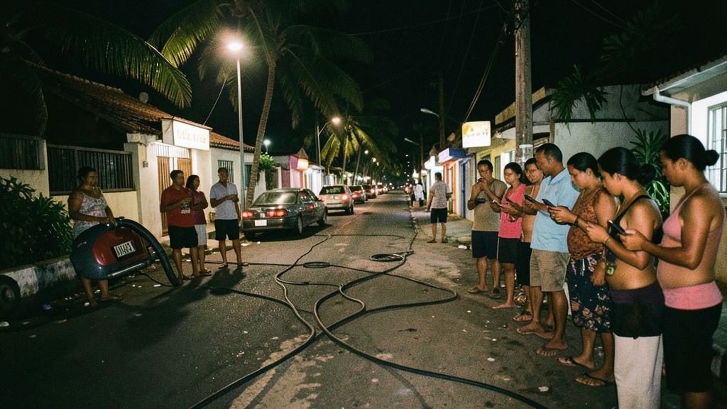 Robo de cables deja sin luz el Parque Víctor Emilio Estrada en Playas