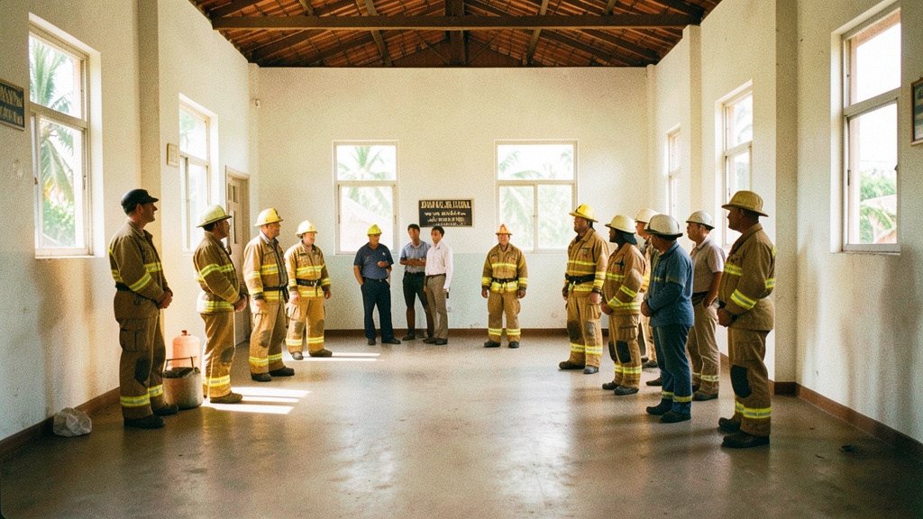 Benemérito Cuerpo de Bomberos de Playas rinde homenaje a sus efectivos en sesión solemne