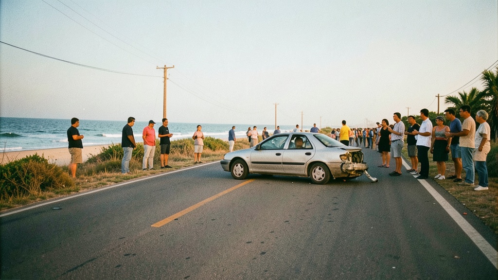 Inspector de Turismo de Playas muere en accidente vial; vecinos exigen control