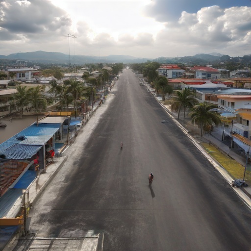 Asfaltado y obra integral avanzan en el barrio Altamira de Playas