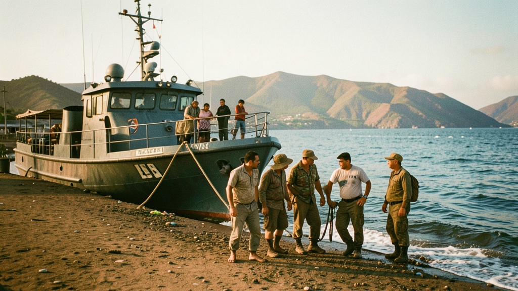 Armada detiene a cinco piratas en Playas tras alerta de pescadores