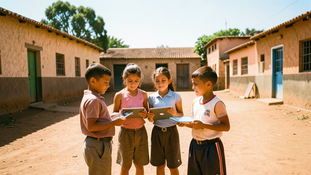 Gobernación del Guayas entrega tablets a estudiantes de Playas y regulariza sueldo de maestra