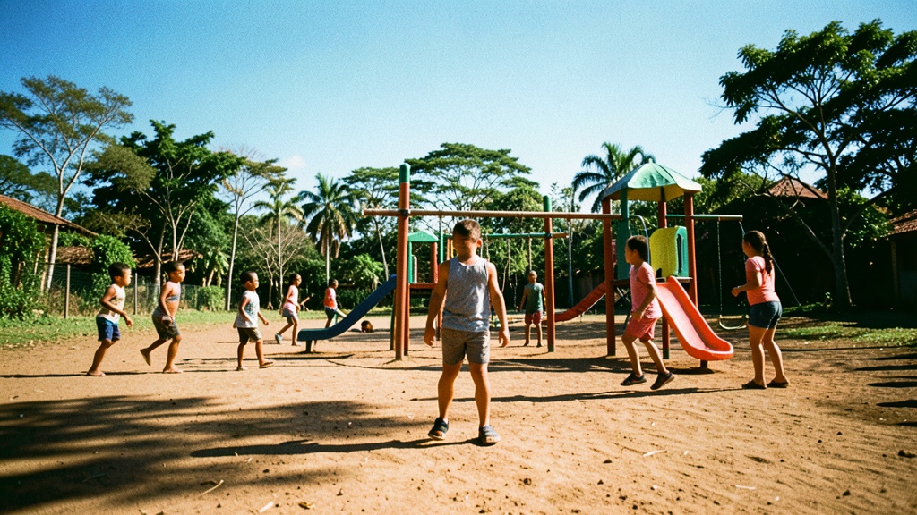 Inauguraron las olimpiadas infantiles en el Parque Infantil de Playas con participación de ACFAM