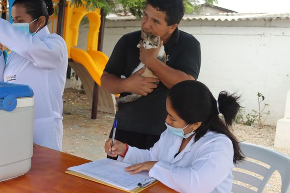 Brigada antirrábica en Santa Martha: vacunación gratuita para perros y gatos