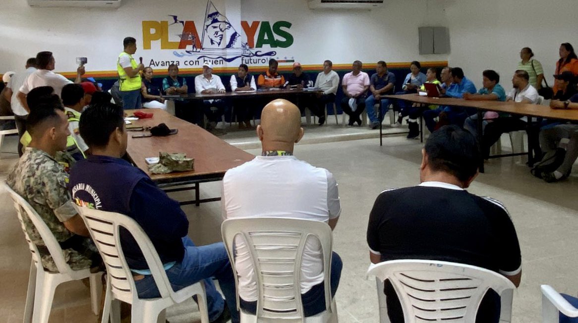 Coordinación contra inundaciones en Guayas tras lluvias del 26 de febrero