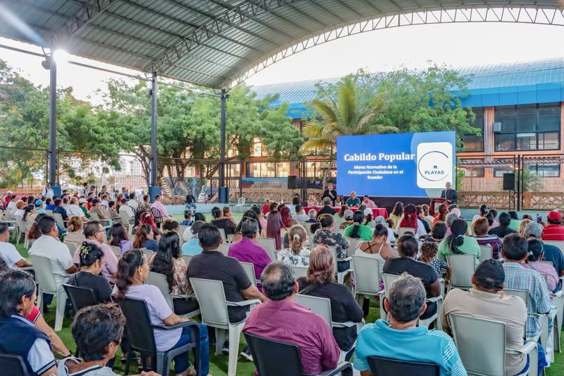 Cabildo Popular 2026: Alcaldía de Playas escucha necesidades ciudadanas para obras públicas
