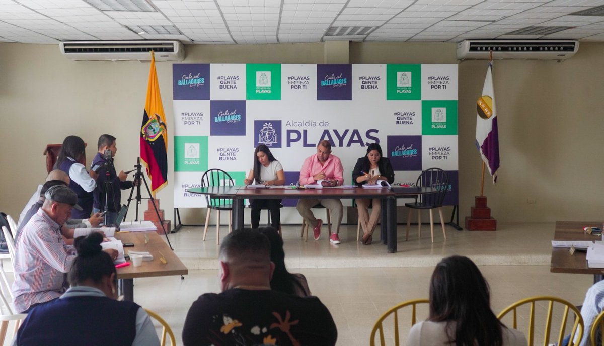 Concejales aprobaron cuatro puntos clave en sesión ordinaria de Playas