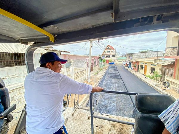 Asfaltado en barrio Cuba llega a su fin en Playas