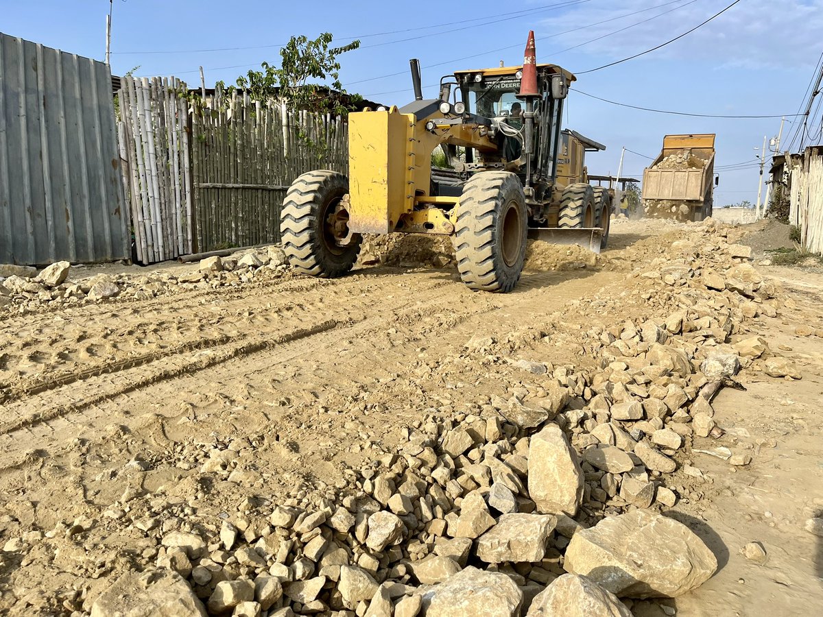 Reconformación vial avanza en San Jacinto para conectar con Playas 2