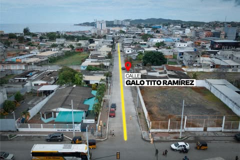 Hormigón nuevo en Galo Tito Ramírez: el primer tramo ya está habilitado en Playas