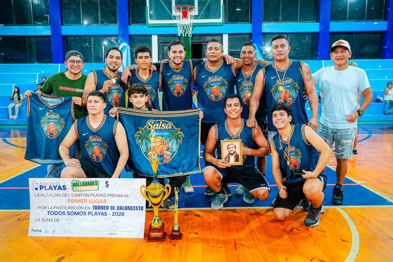 Salseros es campeón de básquet en el torneo Playas Somos Todos